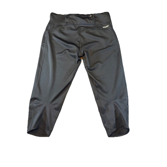 Adidas AEROREADY Women's Running Capri Leggings Black Athletic Activewear Size L - Picture 6 of 8